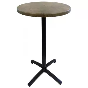 Mange debout pied central bois