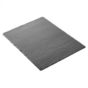Plat rectangulaire style ardoise 40x30 cm