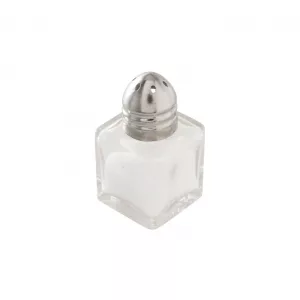 Salière / poivrière transparent Cube