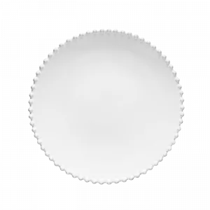 Grande assiette blanche Pearl